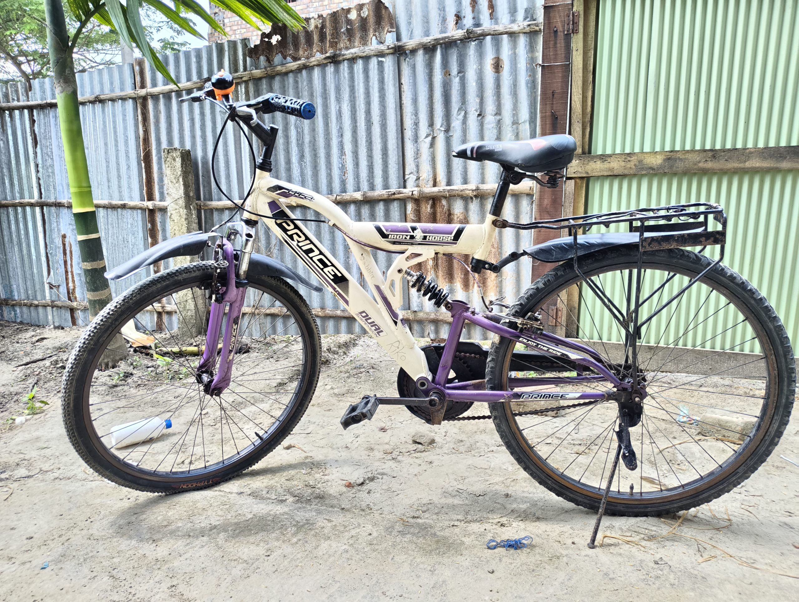 PRINCE ডুয়াল সাসপেনশন সাইকেল (নন-গিয়ার) দাম: ৭,০০০ টাকা (একটু আলোচনা করা যাবে)