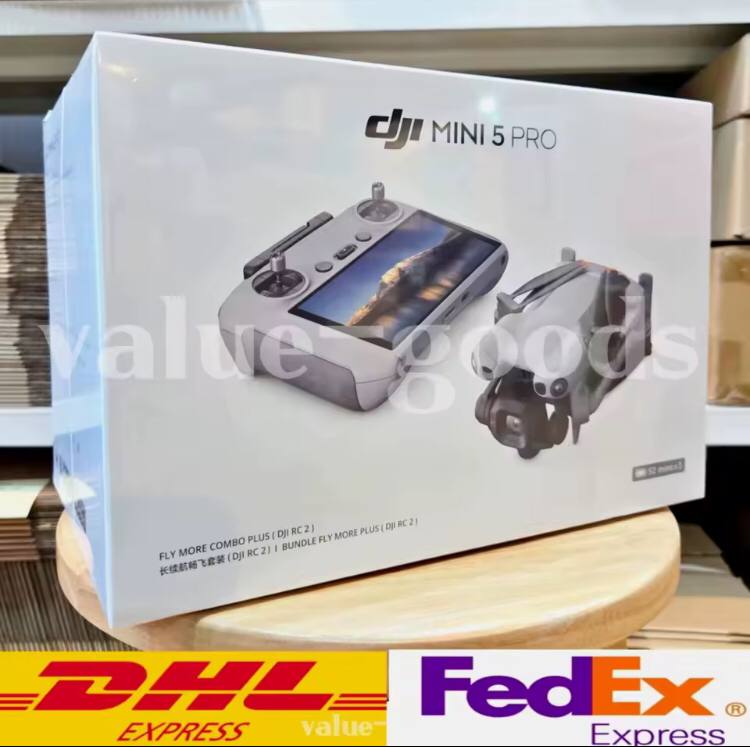 ORIGINAL BEST PROMO NEWLY & SEALED DJI Mini 5 Pro Fly More Combo Plus 52 min 3 Batteries