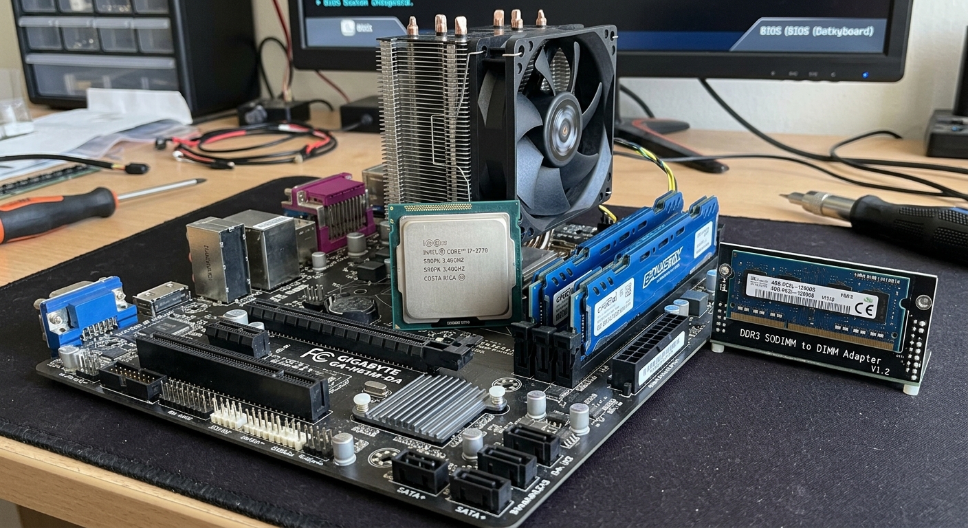 🔥 Low Budget Gaming & Heavy Editing Combo! (i7 3770 + H61 + 8GB RAM) 💥