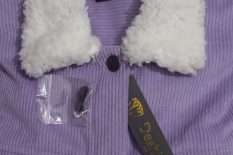 Corduroy jacket for winter for women