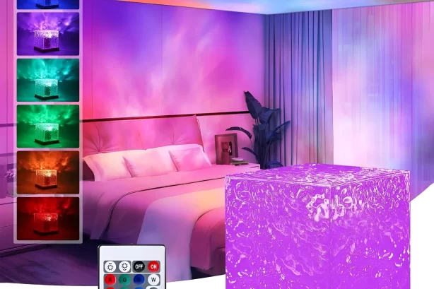 USB Dynamic Water Pattern LED Lamp