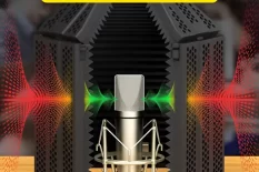 XTUGA Microphone Isolation Shield with Pop Filter