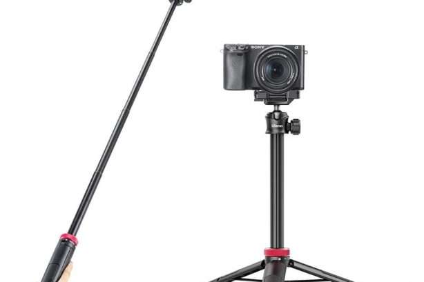 MT44 Extendable Vlog Tripod With 360° Ball Head – Black Color