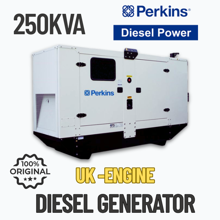 250 kVA Perkins Diesel Generator Set for Sale – Heavy-Duty & Efficient ⚡