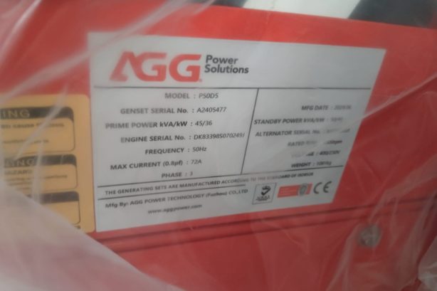 45 kVA Perkins AGG Diesel