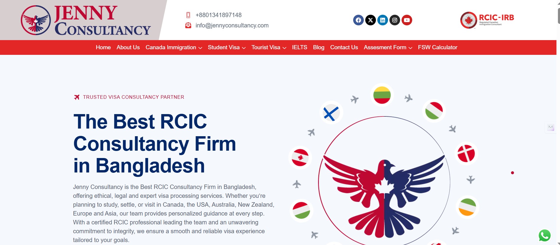 Jenny Consultancy – Best RCIC Consultancy Firm in Bangladesh