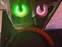 FANTACH MINI PAIRED RGB BLACK SPEAKERS