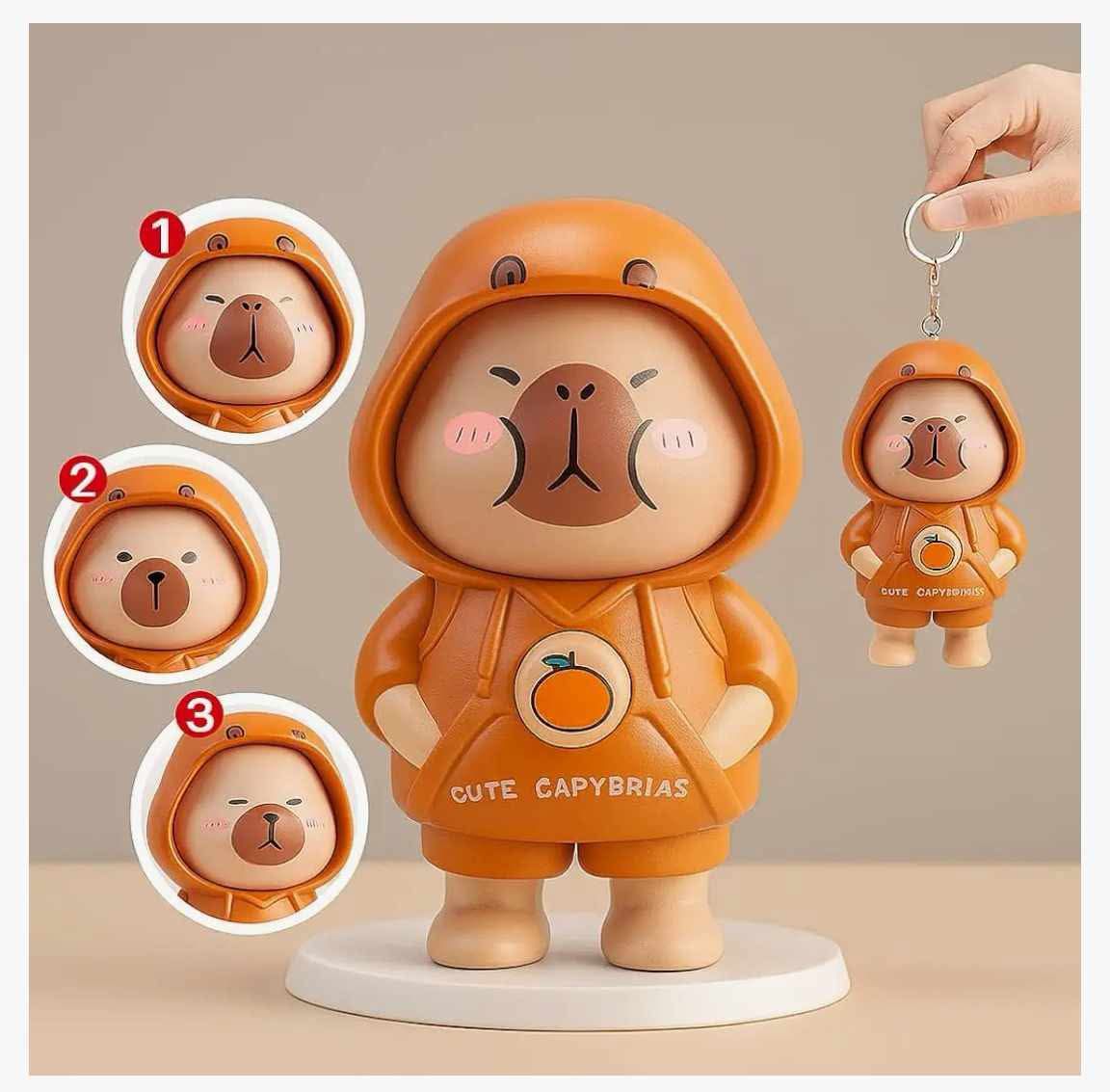 Mood changing keychain