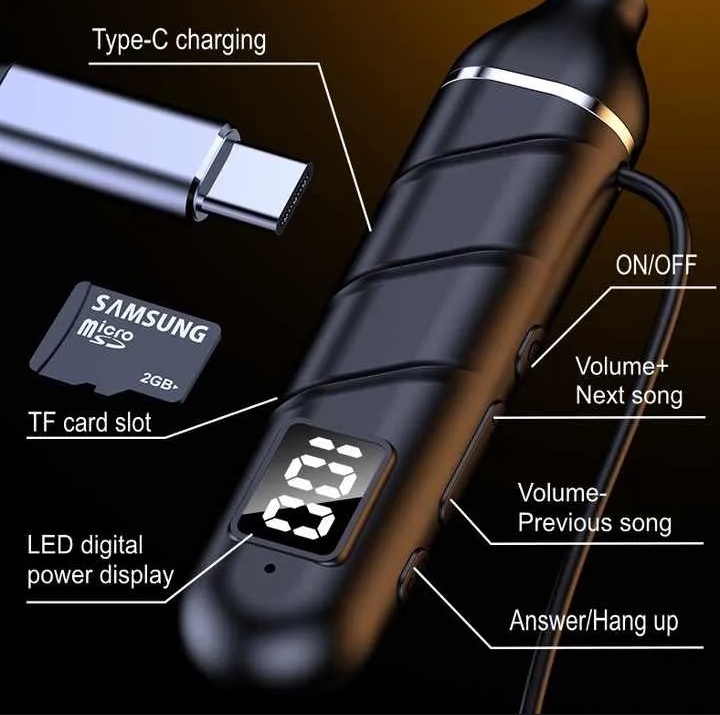 G9 Pro+ Wireless Neckband Headphone – Brand New