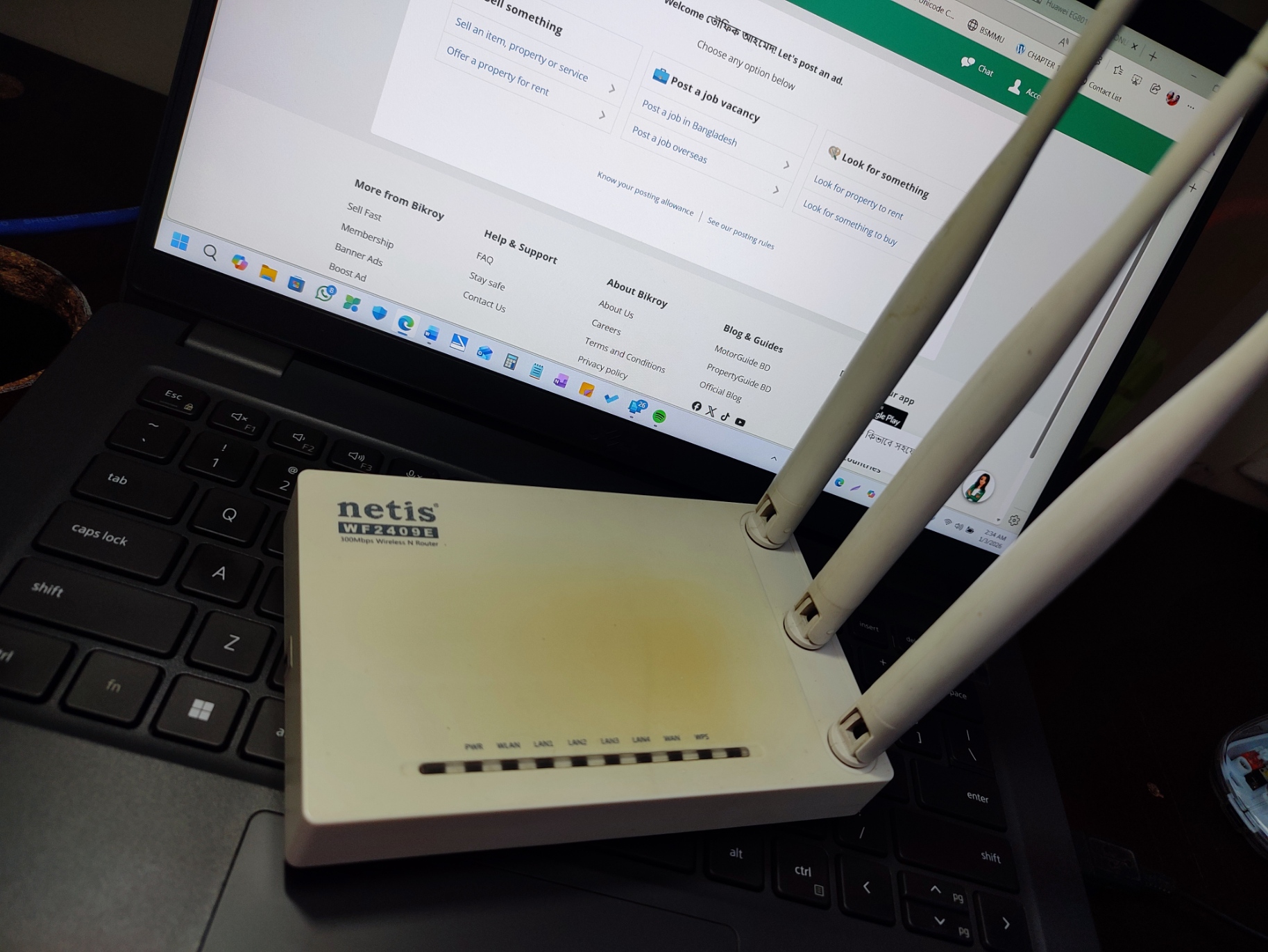 Netis WF2409E 300 Mbps Ethernet Single-Band Wi-Fi Router