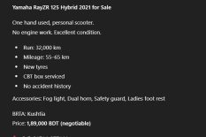 Yamaha RayZR 125 Hybrid 2021 for Sale